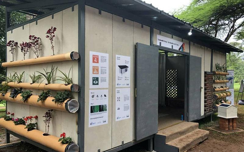 UN Habitat demonstration Atum solar roof